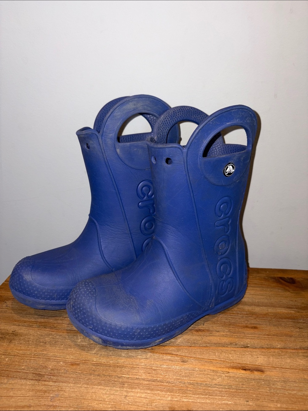 CROCS Kids' Royal Blue Handle Rain & Snow Boots